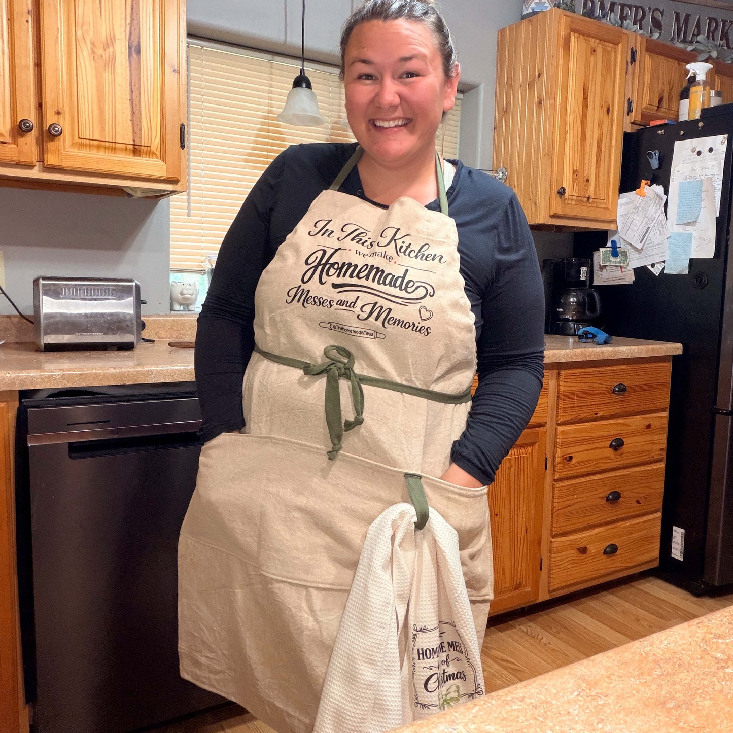 Christmas in July — Apron | In This Kitchen we make Memories and Homemade Messes