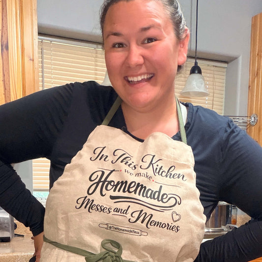 Christmas in July — Apron | In This Kitchen we make Memories and Homemade Messes
