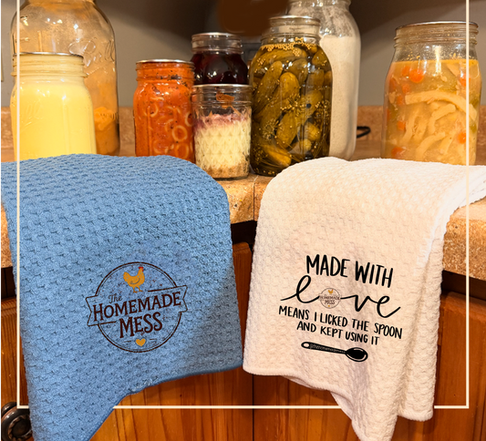 The Homemade Mess Signature Hand Towels