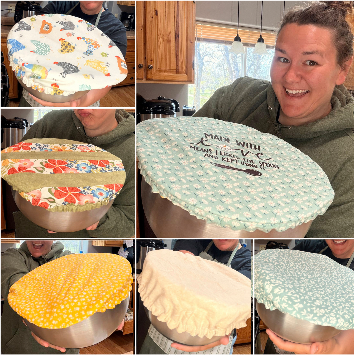 Reversible Bowl Covers - Made With Love