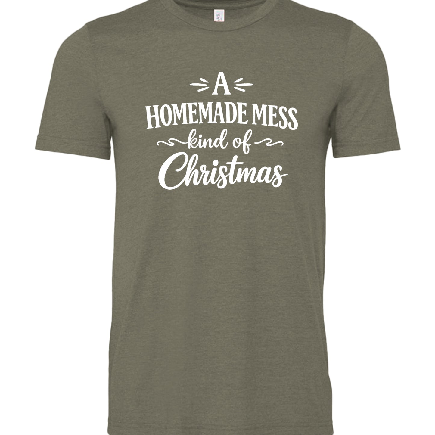 Heather Military Green - 3001CVC - FRONT