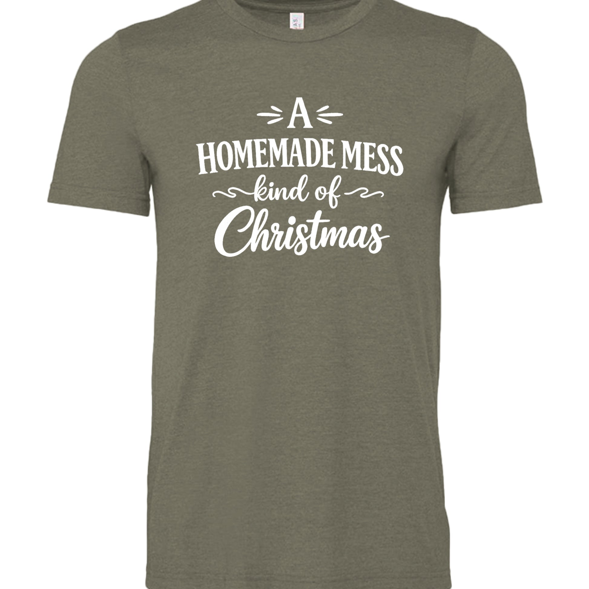 Heather Military Green - 3001CVC - FRONT