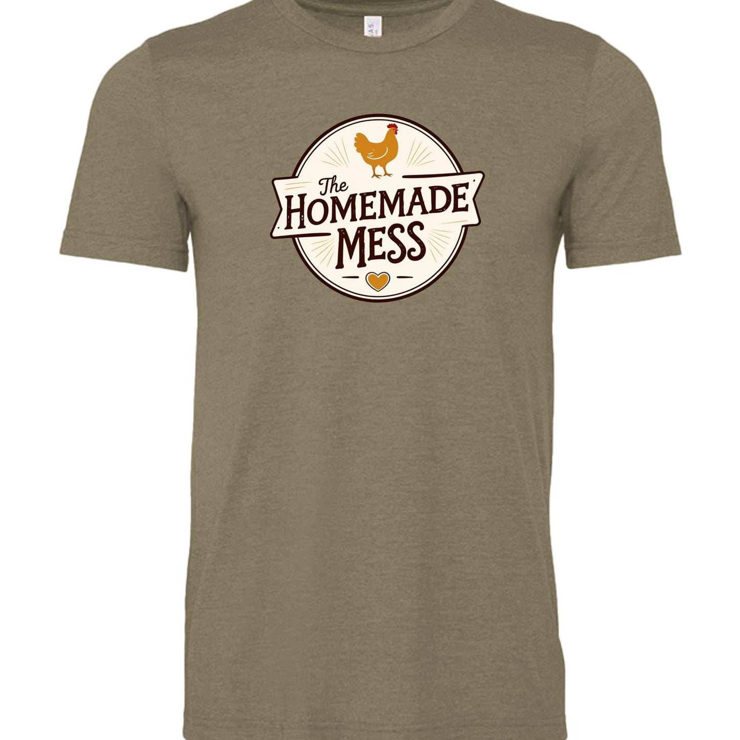 HEATHER OLIVE - 3001CVC - FRONT
