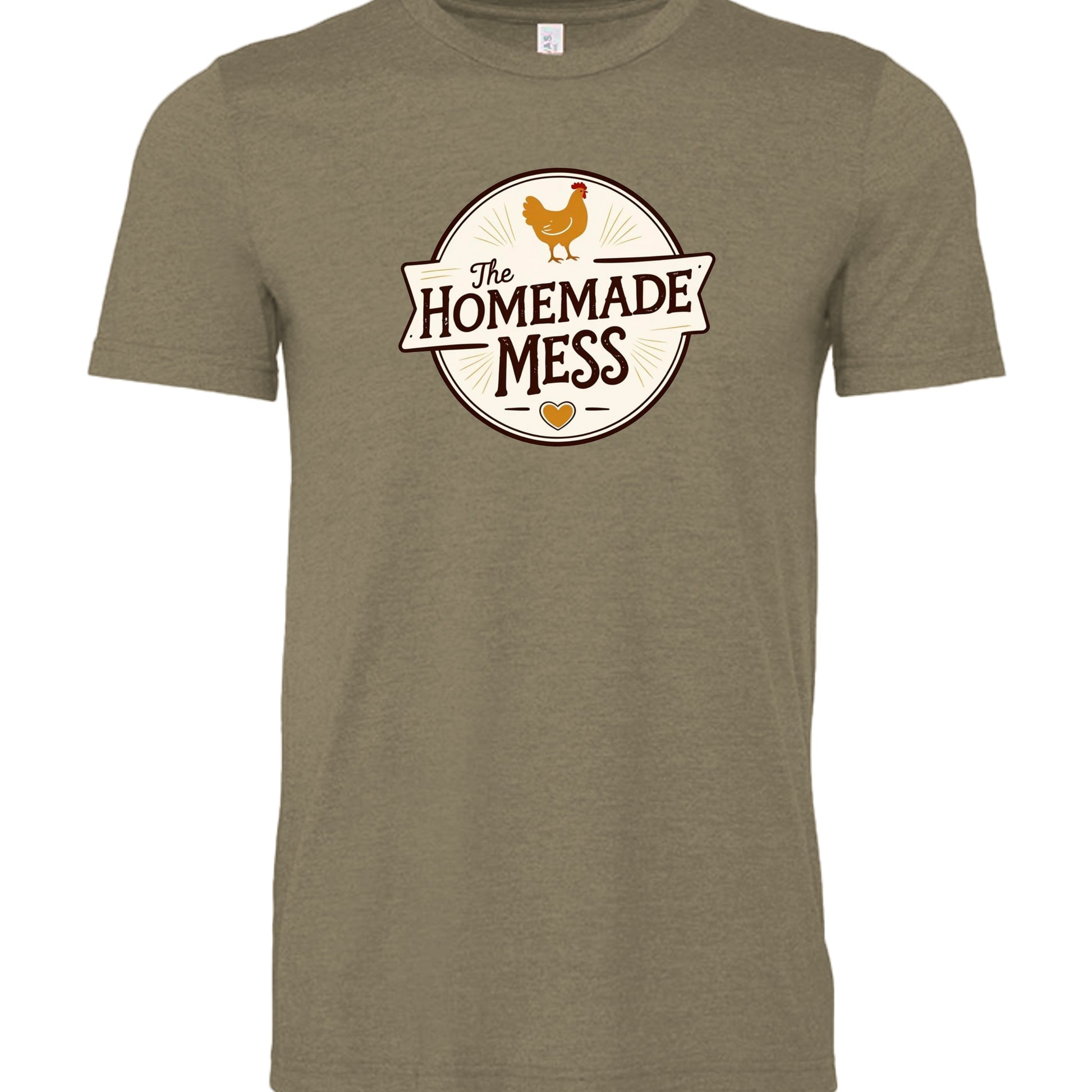 HEATHER OLIVE - 3001CVC - FRONT