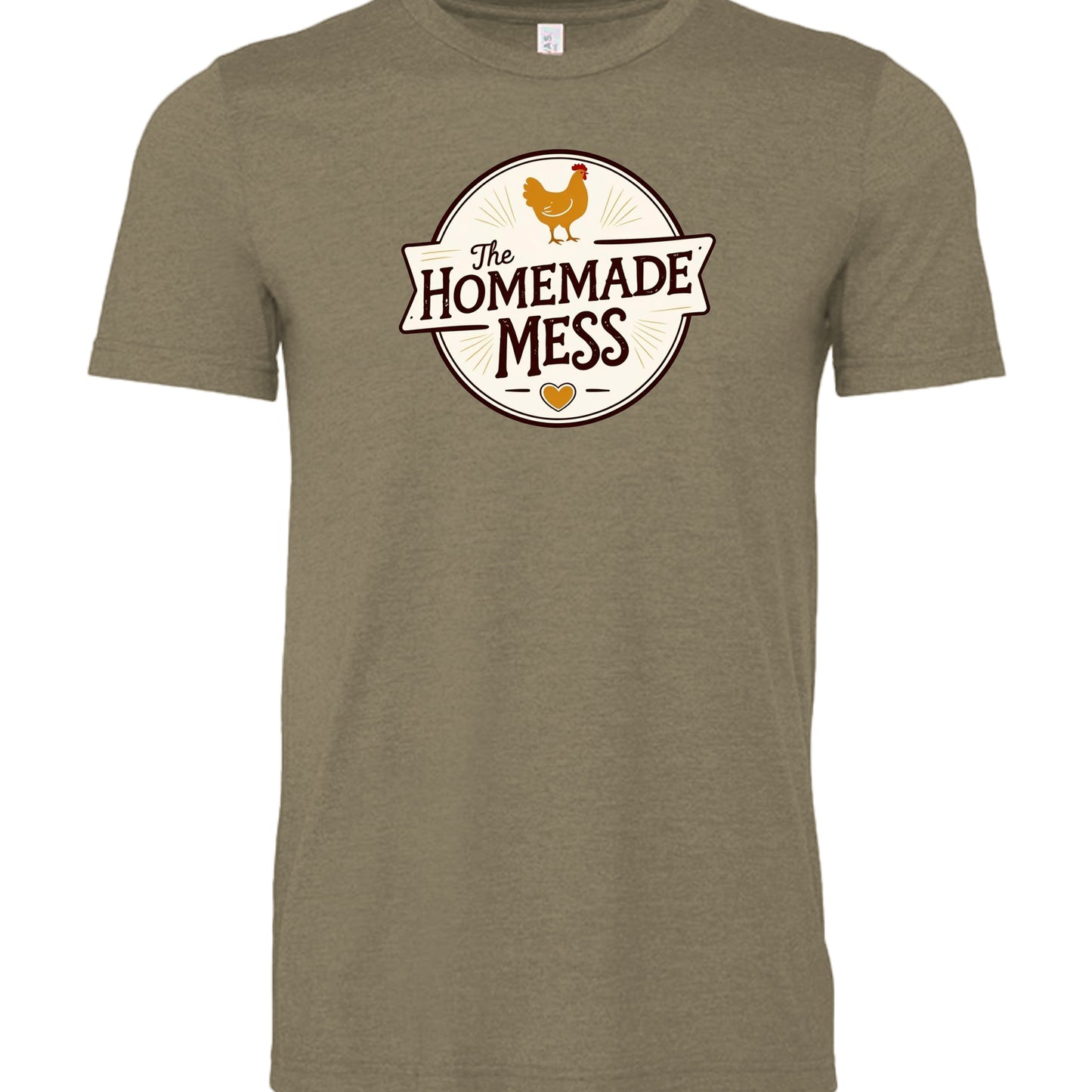 HEATHER OLIVE - 3001CVC - FRONT
