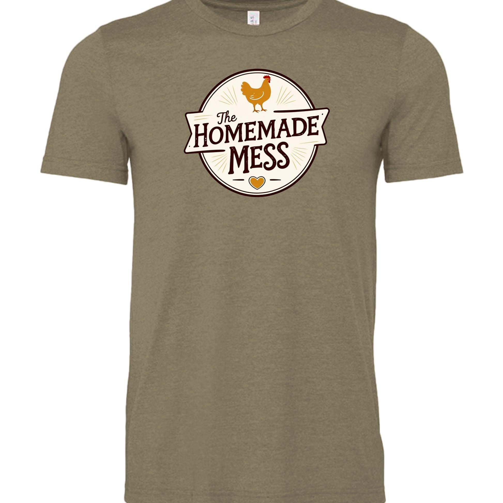 HEATHER OLIVE - 3001CVC - FRONT